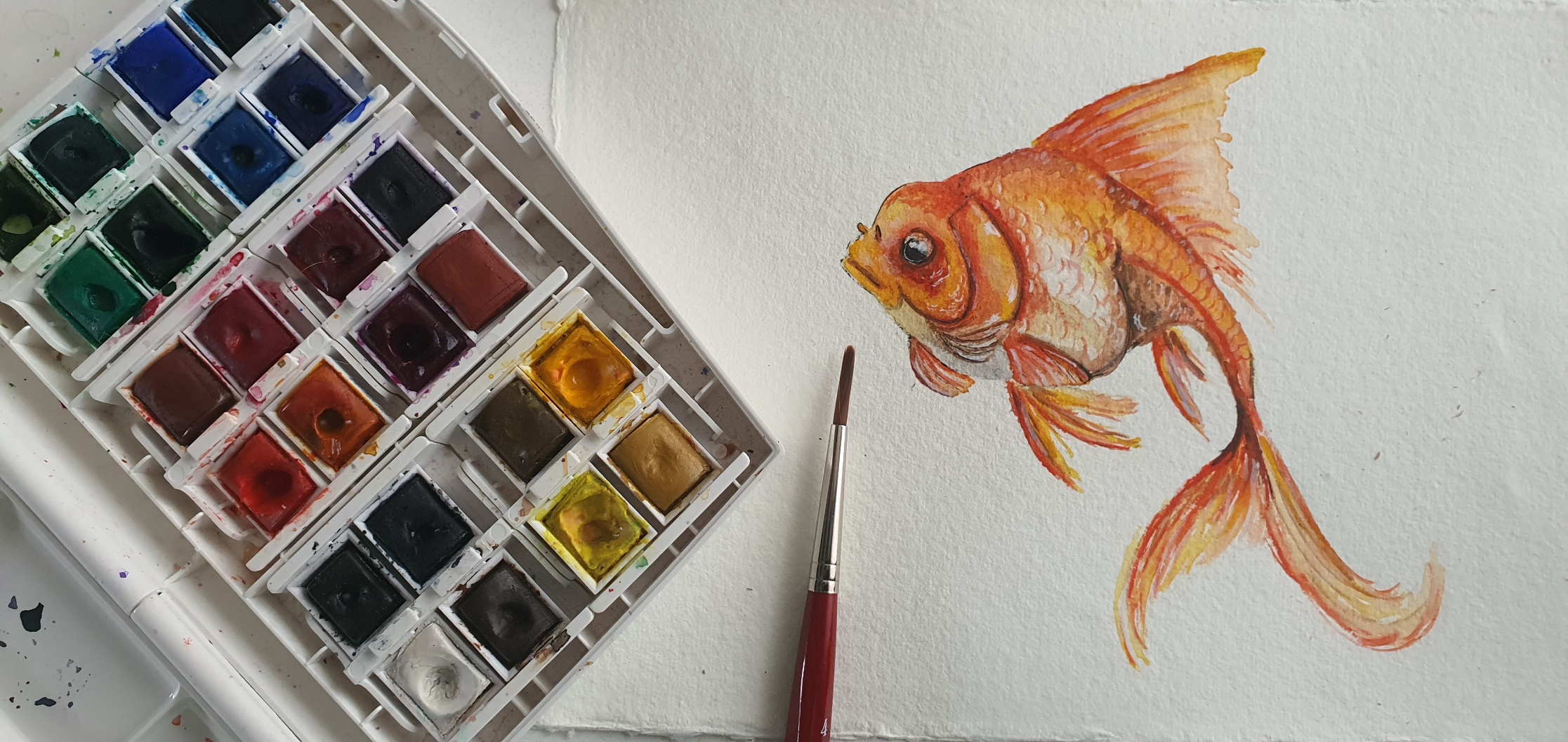 Afbeelding van Ontdek aquarel: Gratis introductiecursus