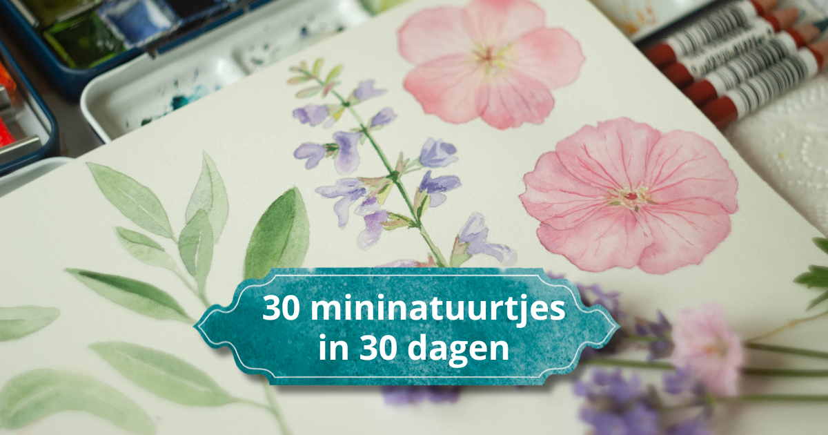 30 mininatuurtjes in 30 dagen challenge